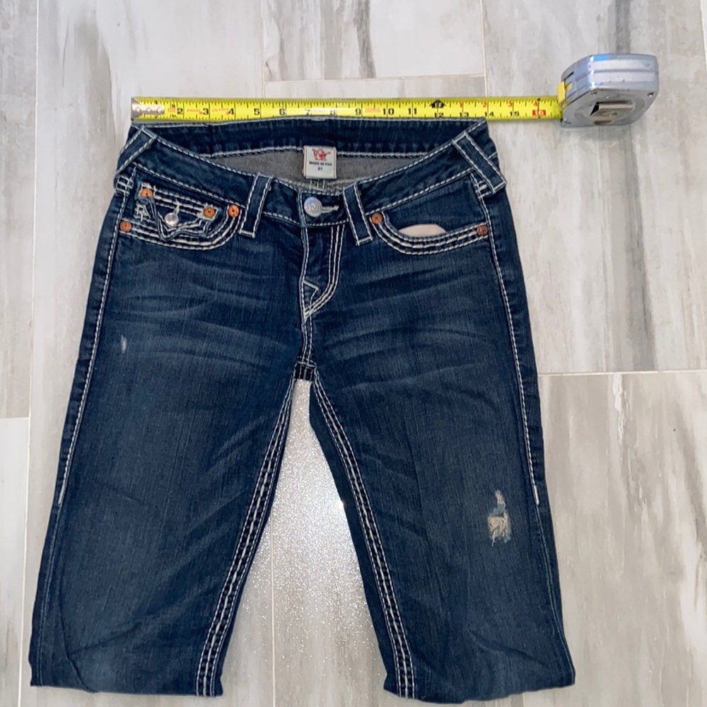 True Religion Skinny Jeans, USA Made, Style: WAK599NB3, 27x33, EUC, $279 MSRP - Picture 5 of 13